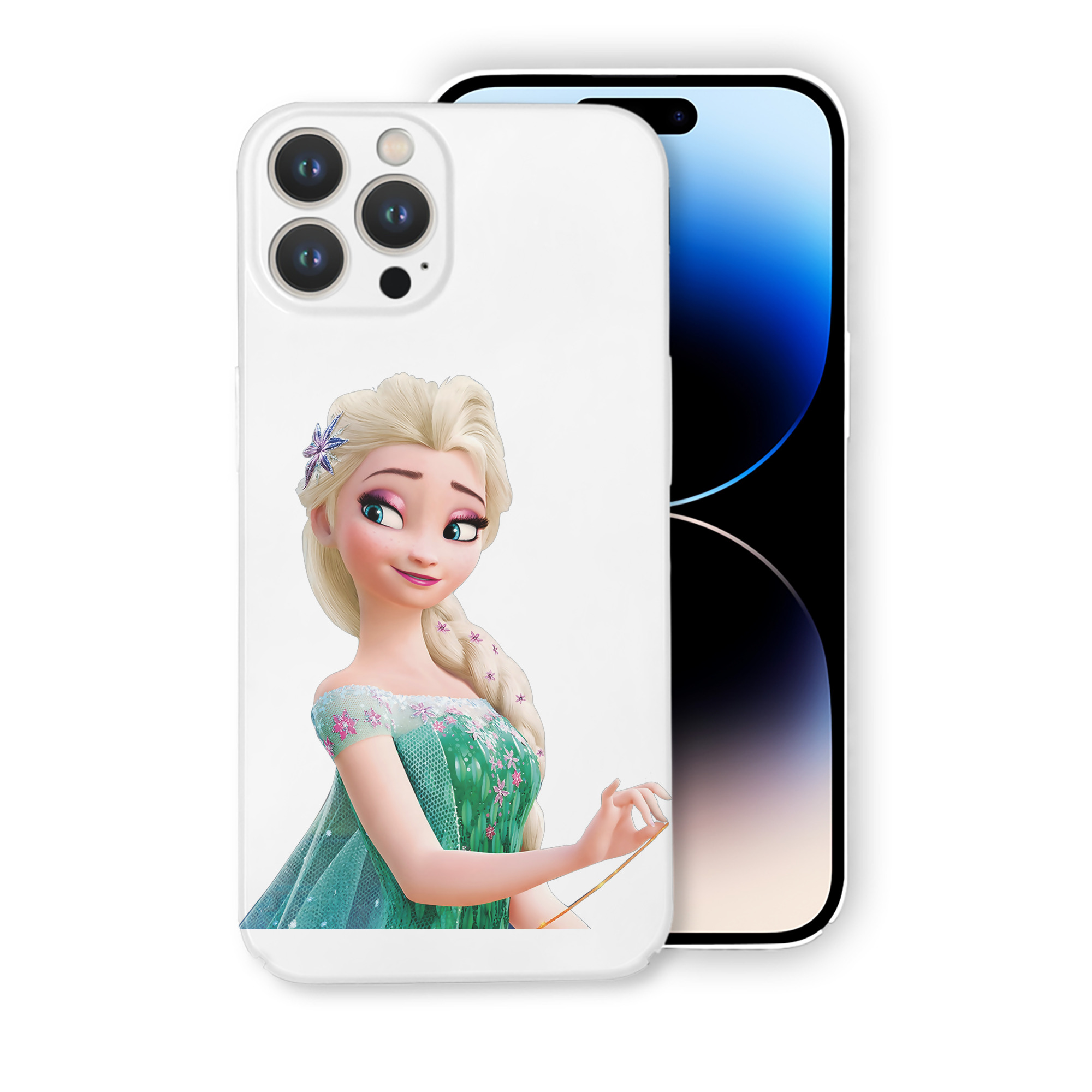 （画像用） アナと雪の女王 アンナ エルサ Frozen Anna Elsa 【iPhone 14シリーズ対応】ハードケース